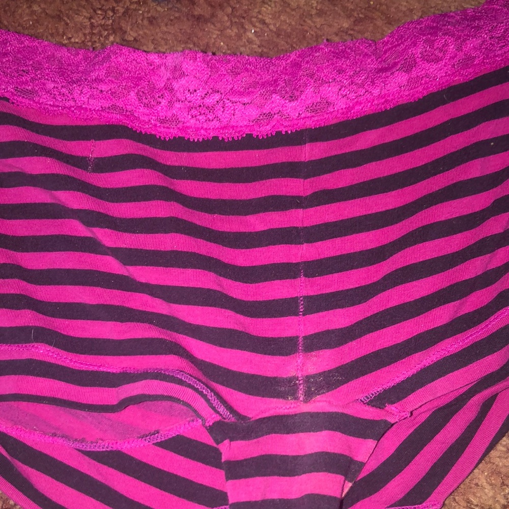 panties pink and black